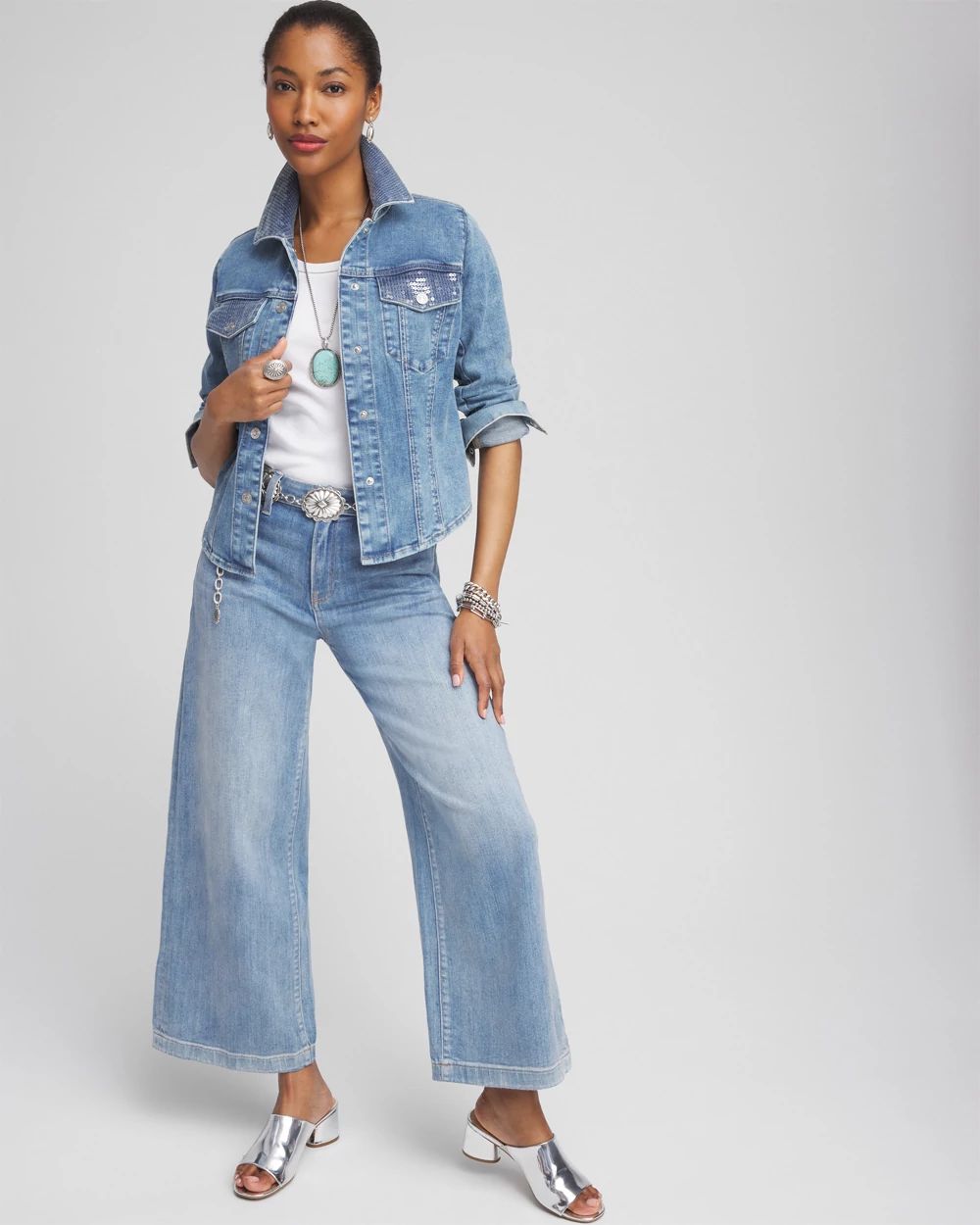 Embellished Denim Jacket | Chico's